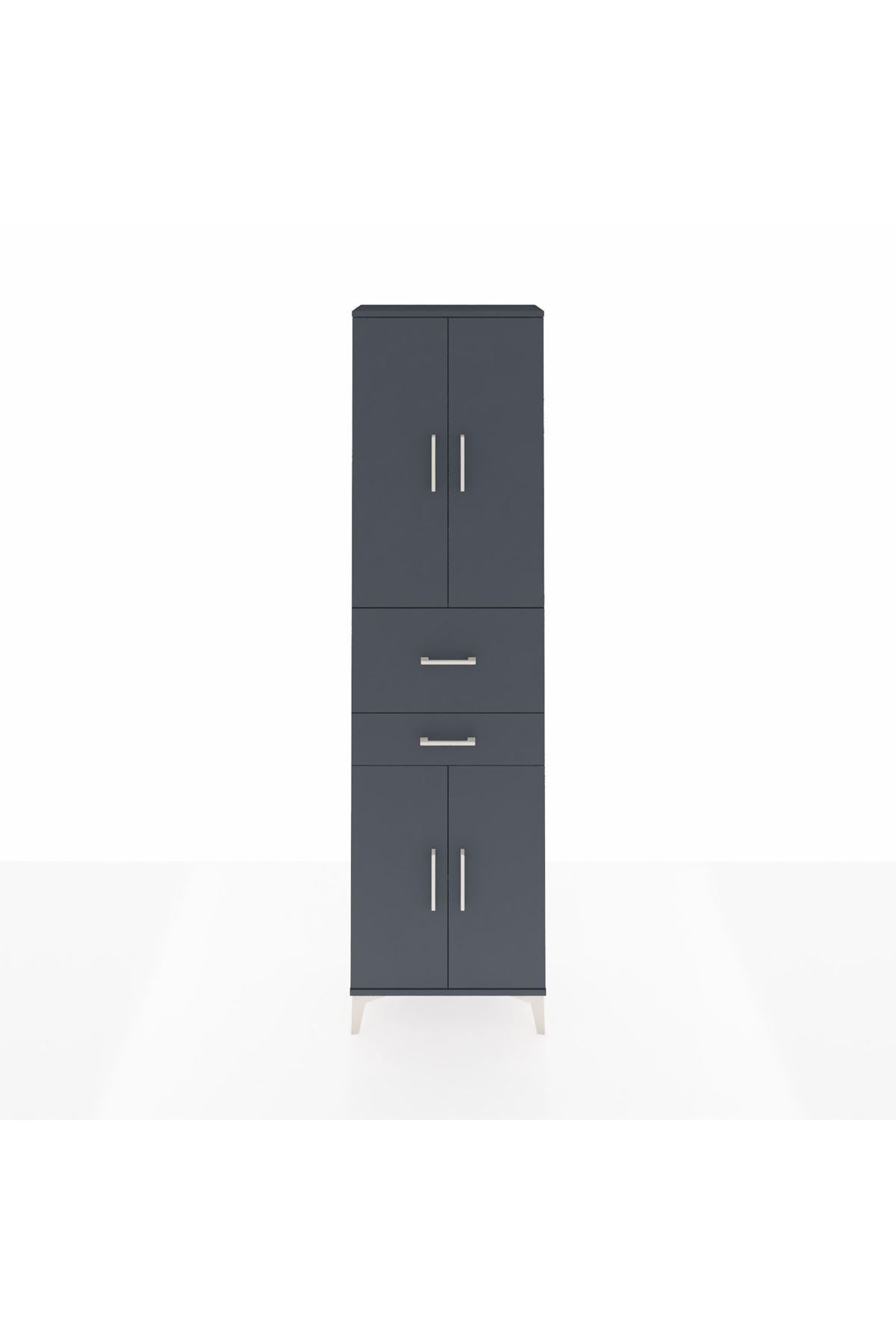 Arges Dolap 4 Raflı 2 Çekmeceli 4 Kapaklı 60x30x221 - S29M220V5A