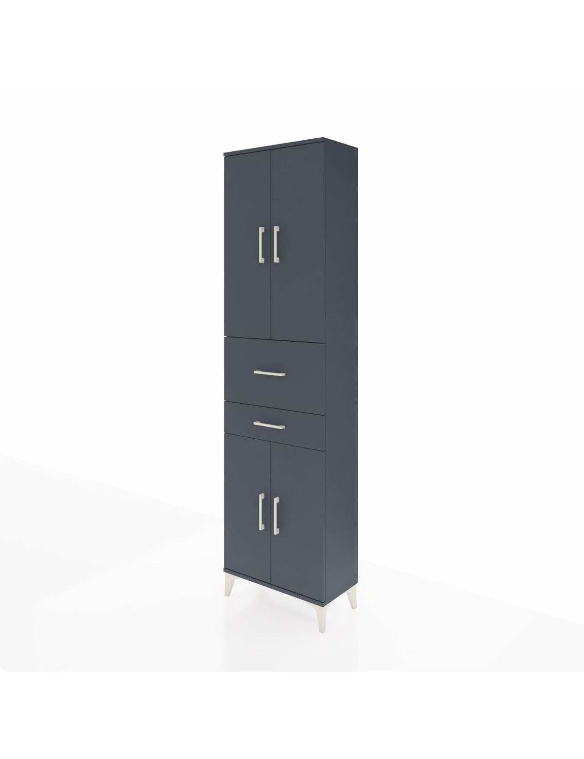 Arges Dolap 4 Raflı 2 Çekmeceli 4 Kapaklı 60x30x221 - S29M220V5A