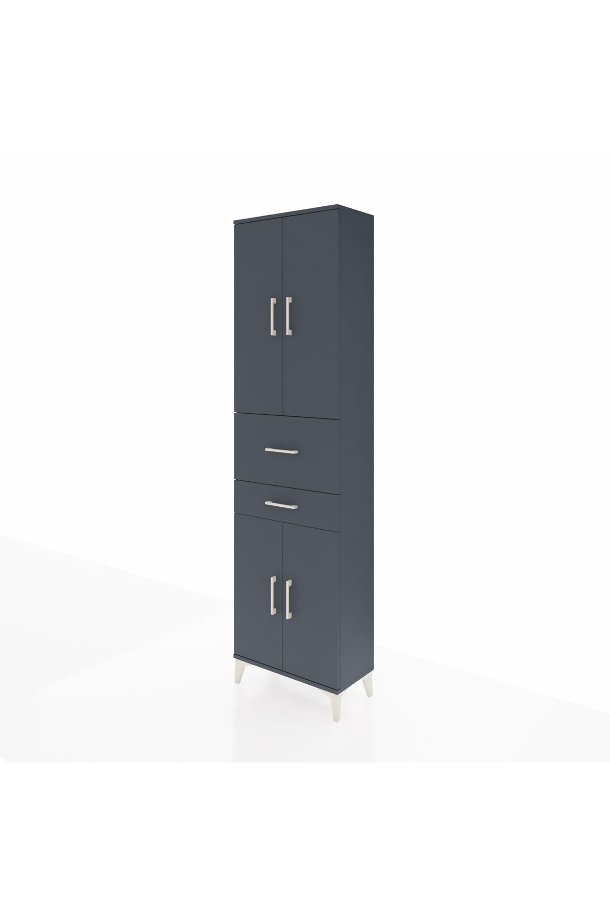 Arges Dolap 4 Raflı 2 Çekmeceli 4 Kapaklı 60x30x221 - S29M220V5A