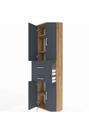 Arges Dolap 4 Raflı 2 Çekmeceli 4 Kapaklı 60x30x221 - S29M220V8A