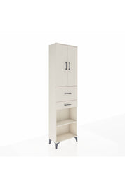 Arges Dolap 4 Raflı 2 Çekmeceli 2 Kapaklı 60x30x221 - S29M221V1A
