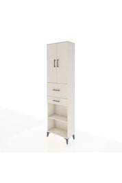 Arges Dolap 4 Raflı 2 Çekmeceli 2 Kapaklı 60x30x221 - S29M221V1A