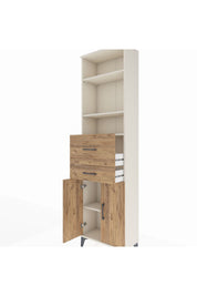 Arges Dolap 4 Raflı 2 Çekmeceli 2 Kapaklı 60x30x221 - S29M222V3A