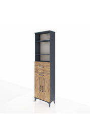 Arges Dolap 4 Raflı 2 Çekmeceli 2 Kapaklı 60x30x221 - S29M222V6A