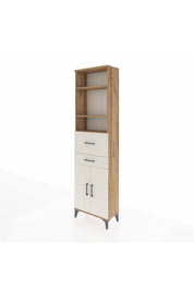 Arges Dolap 4 Raflı 2 Çekmeceli 2 Kapaklı 60x30x221 - S29M222V7A