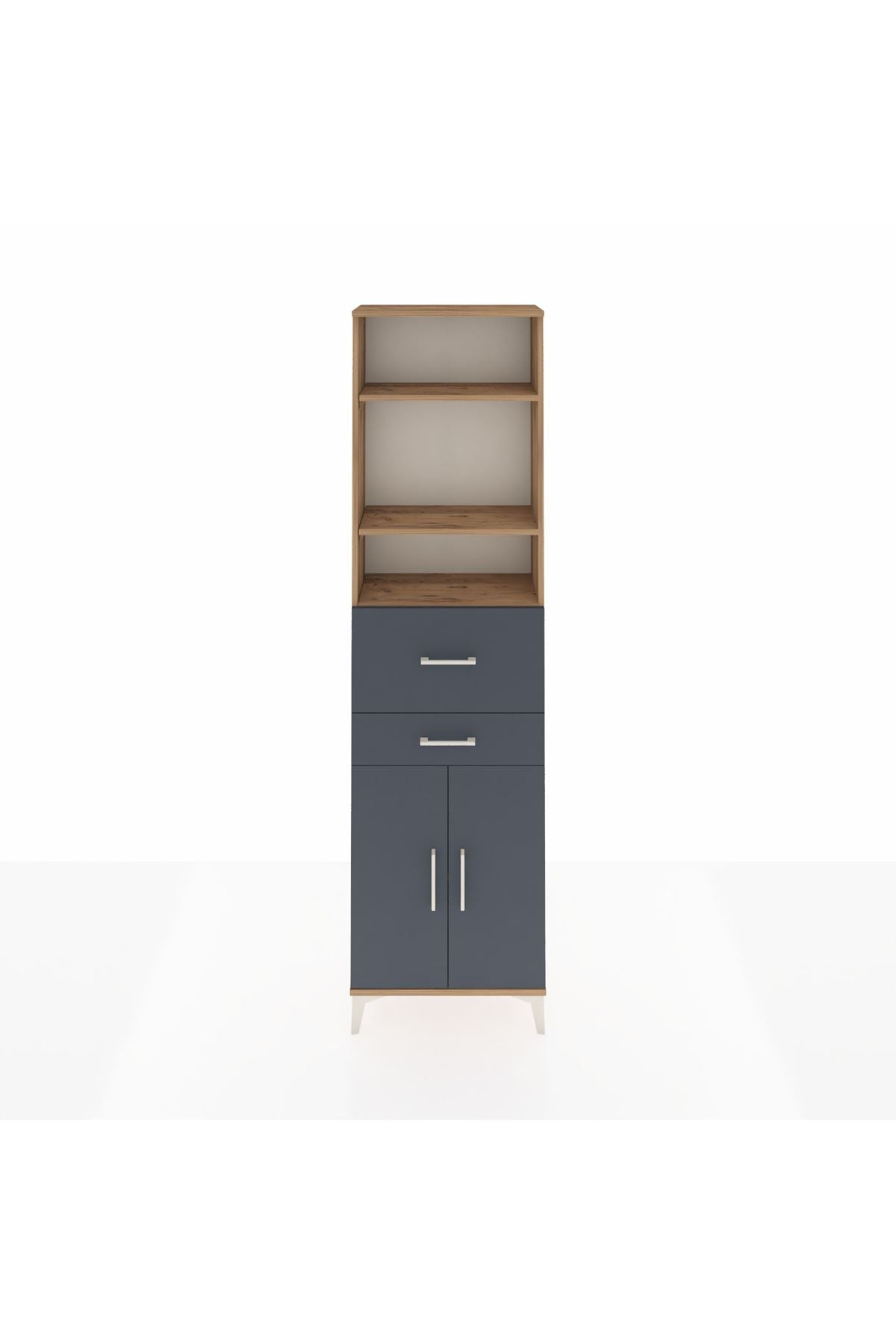Arges Dolap 4 Raflı 2 Çekmeceli 2 Kapaklı 60x30x221 - S29M222V8A