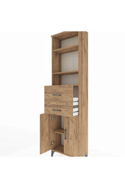 Arges Dolap 4 Raflı 2 Çekmeceli 2 Kapaklı 60x30x221 - S29M222V9A