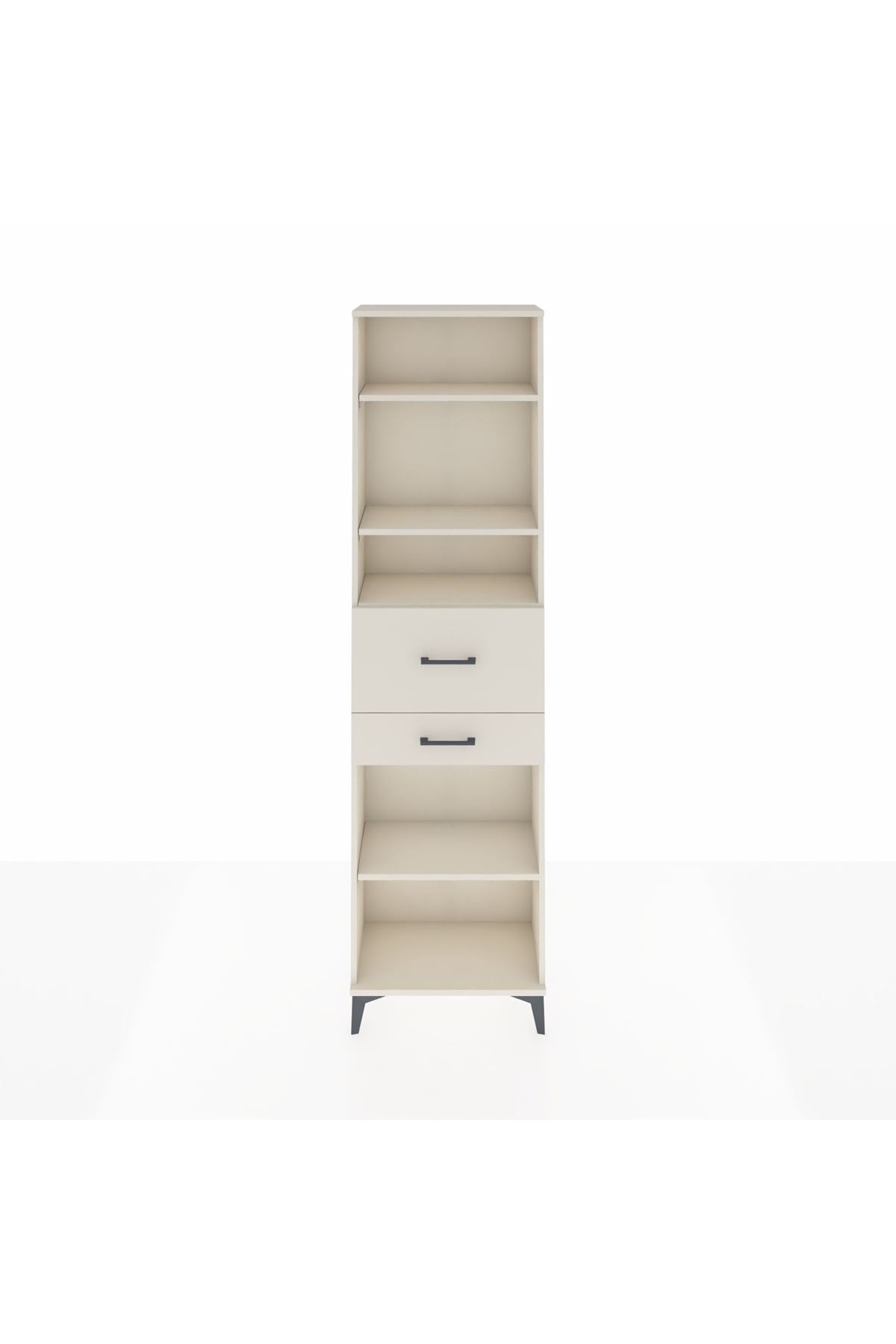 Arges Dolap 4 Raflı 2 Çekmeceli 60x30x221 - S29M223V1A