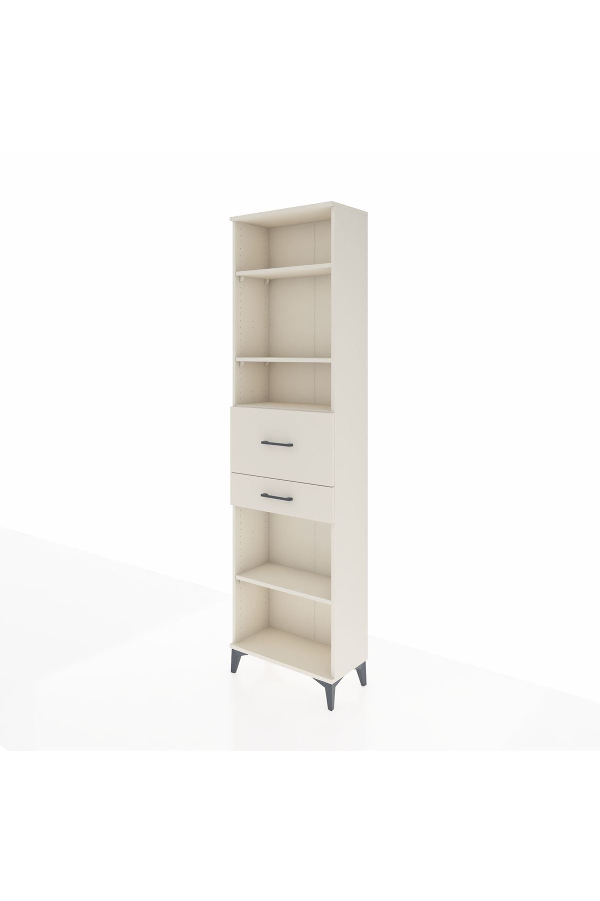 Arges Dolap 4 Raflı 2 Çekmeceli 60x30x221 - S29M223V1A
