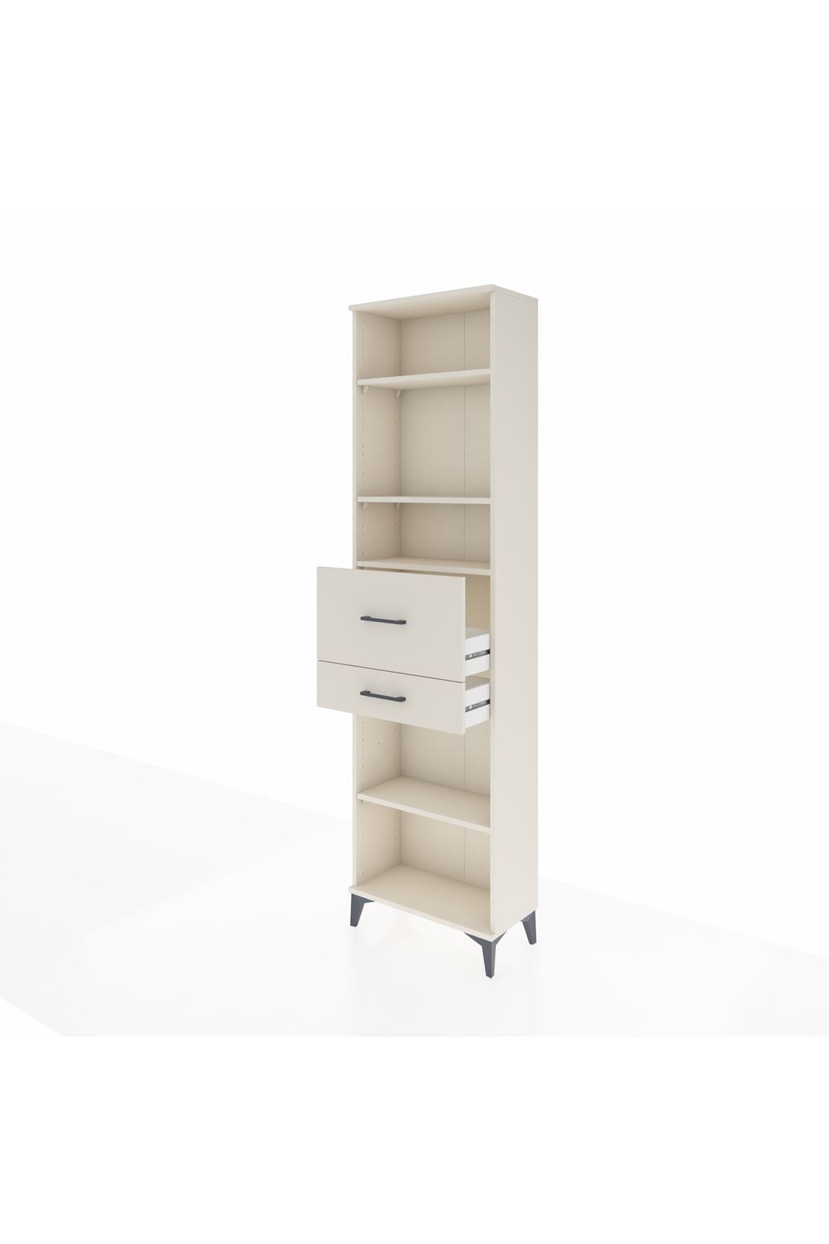 Arges Dolap 4 Raflı 2 Çekmeceli 60x30x221 - S29M223V1A