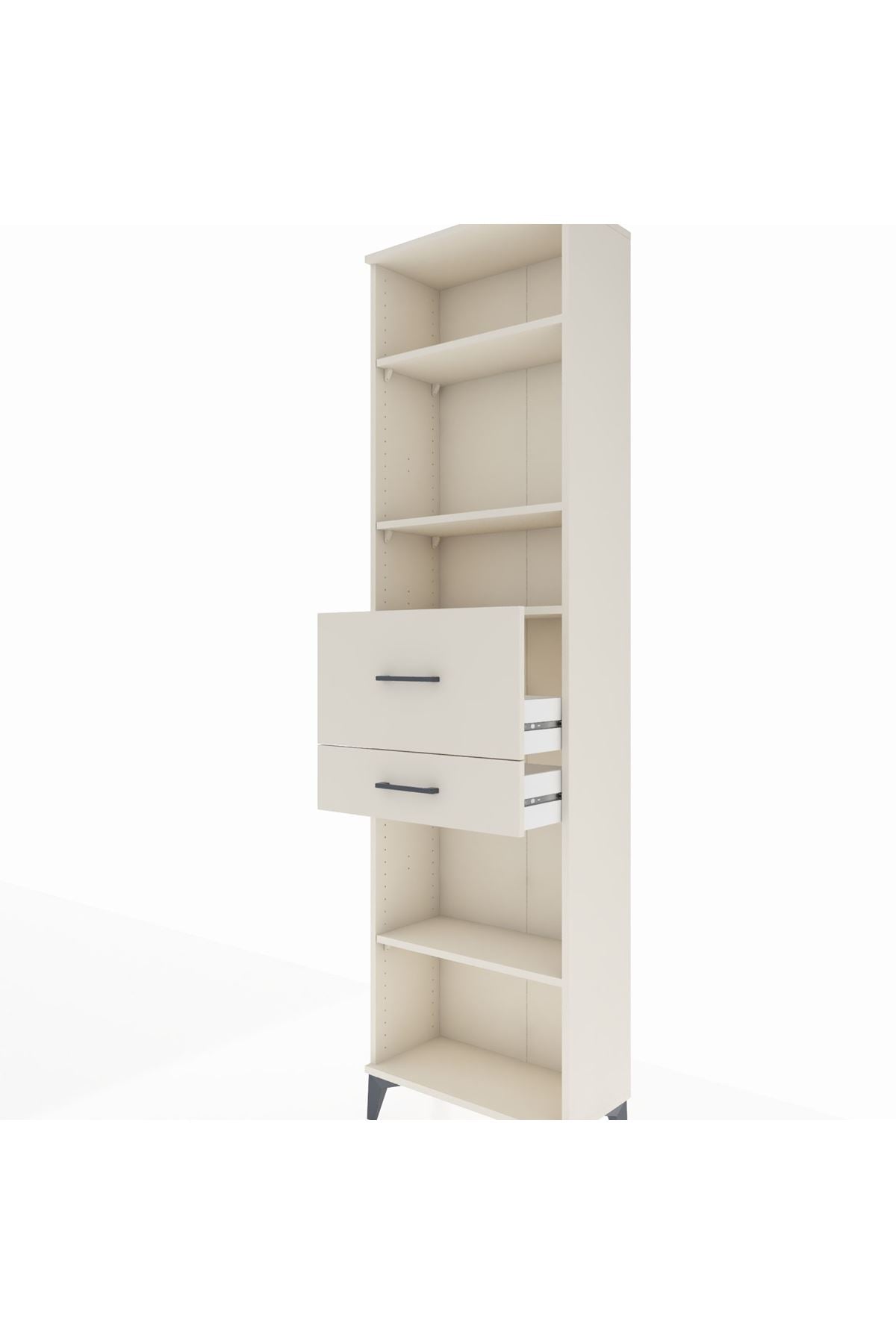 Arges Dolap 4 Raflı 2 Çekmeceli 60x30x221 - S29M223V1A