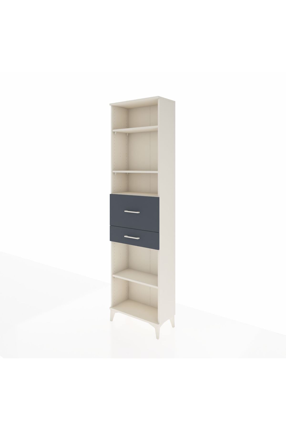Arges Dolap 4 Raflı 2 Çekmeceli 60x30x221 - S29M223V2A