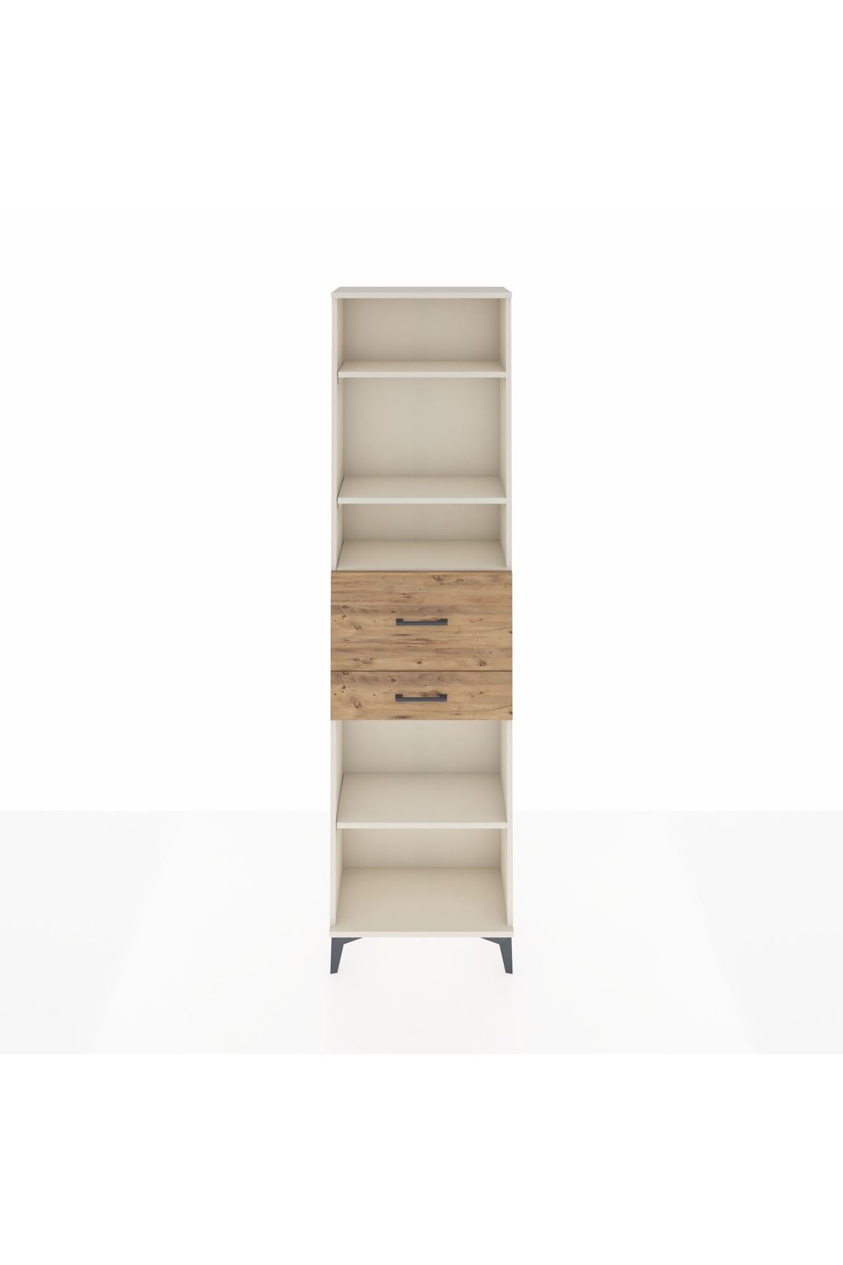 Arges Dolap 4 Raflı 2 Çekmeceli 60x30x221 - S29M223V3A