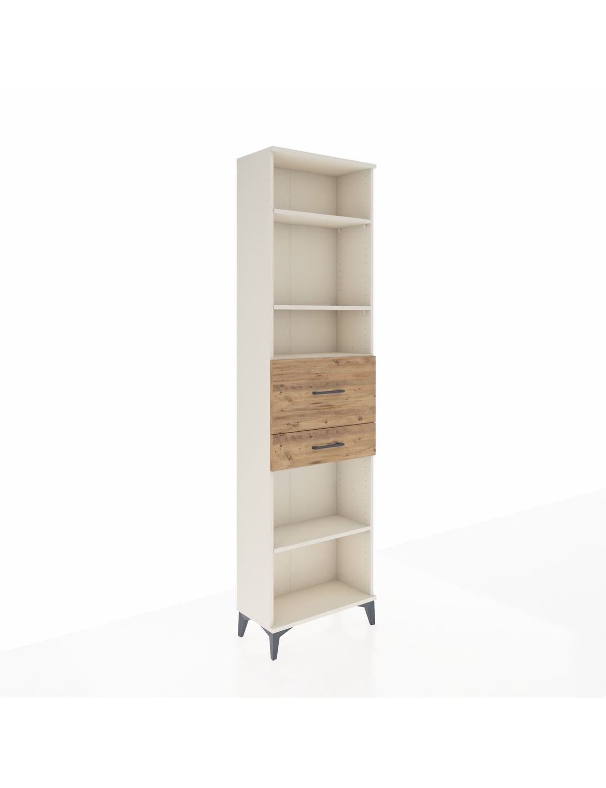 Arges Dolap 4 Raflı 2 Çekmeceli 60x30x221 - S29M223V3A
