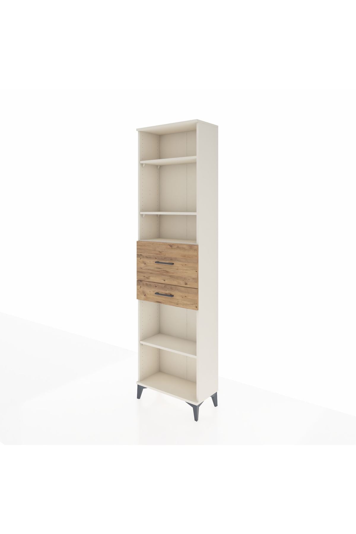 Arges Dolap 4 Raflı 2 Çekmeceli 60x30x221 - S29M223V3A