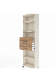 Arges Dolap 4 Raflı 2 Çekmeceli 60x30x221 - S29M223V3A