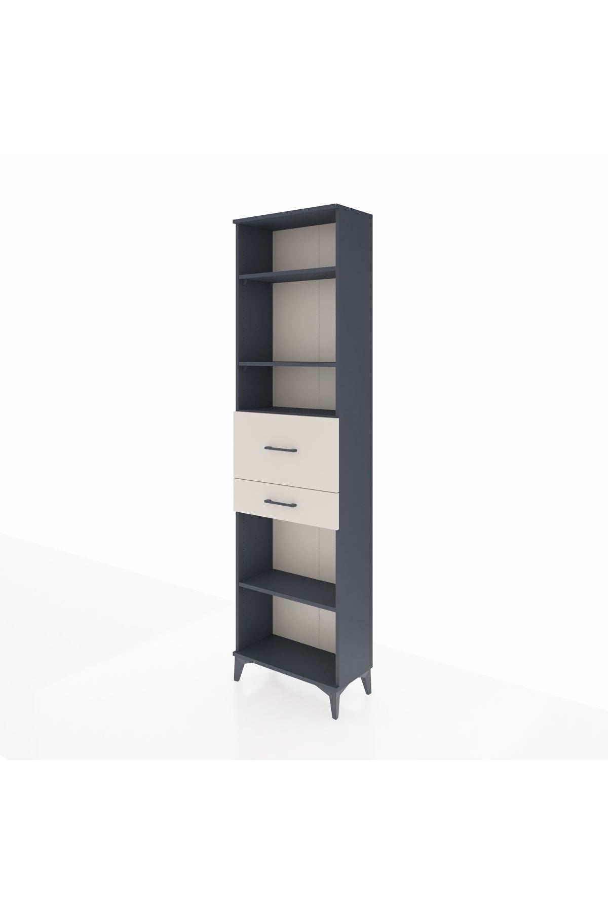 Arges Dolap 4 Raflı 2 Çekmeceli 60x30x221 - S29M223V4A