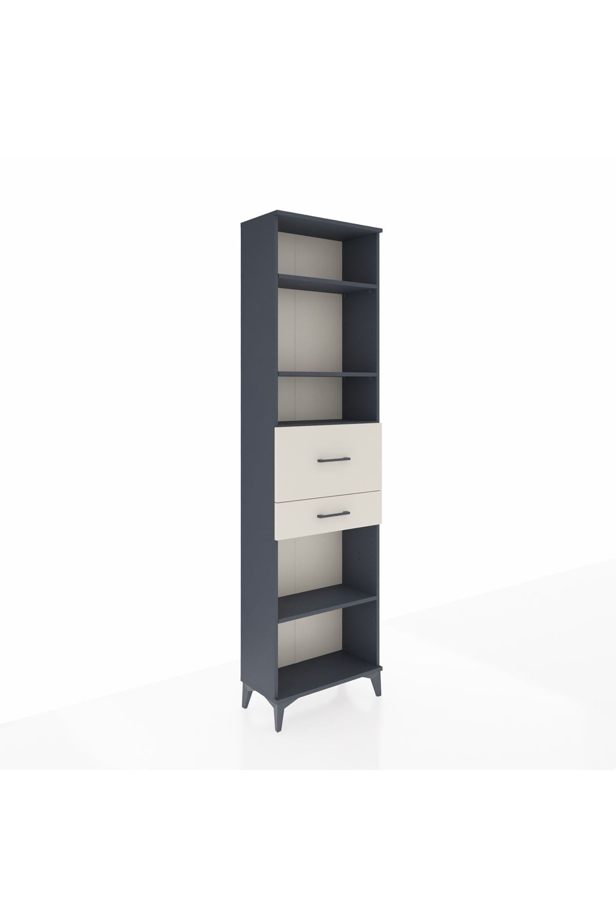 Arges Dolap 4 Raflı 2 Çekmeceli 60x30x221 - S29M223V4A