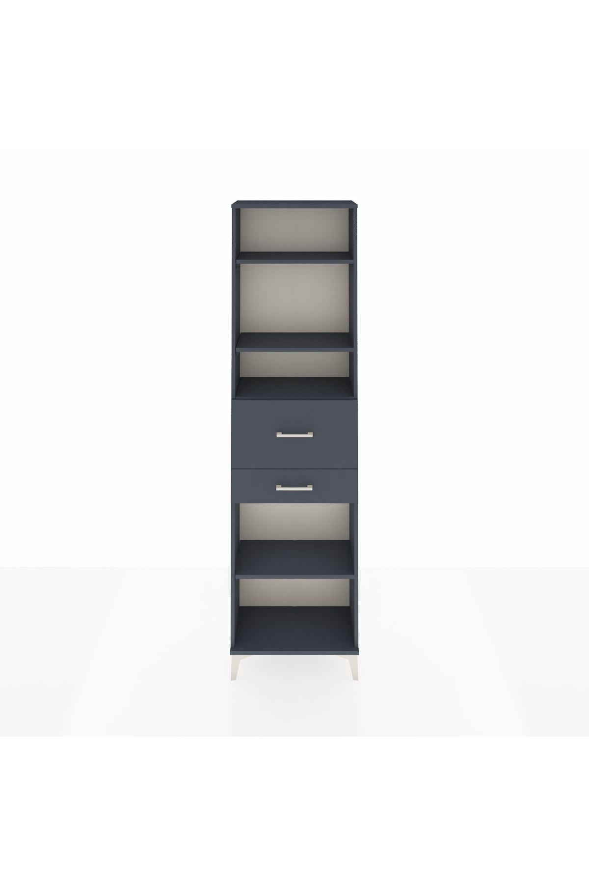 Arges Dolap 4 Raflı 2 Çekmeceli 60x30x221 - S29M223V5A