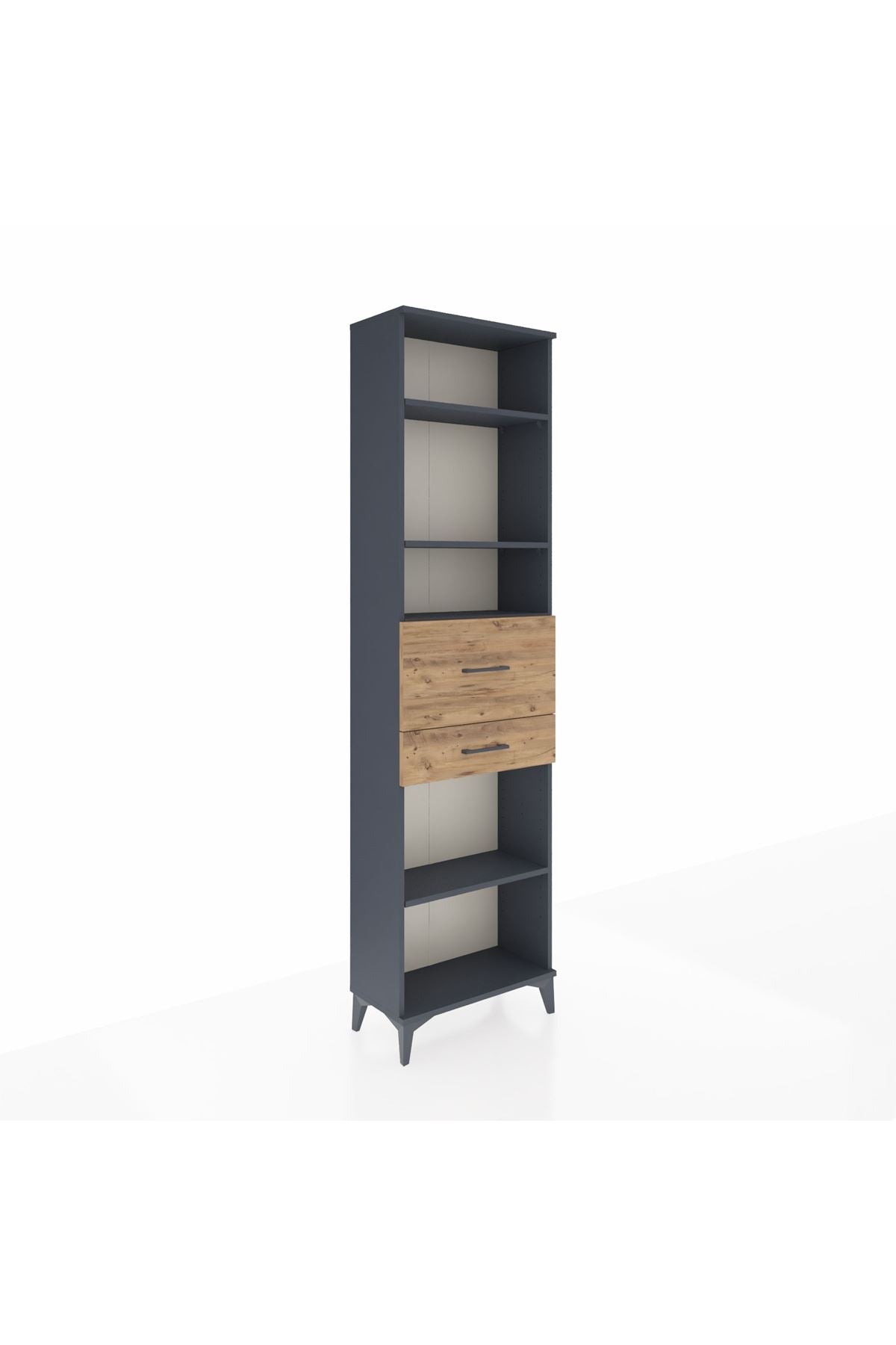 Arges Dolap 4 Raflı 2 Çekmeceli 60x30x221 - S29M223V6A