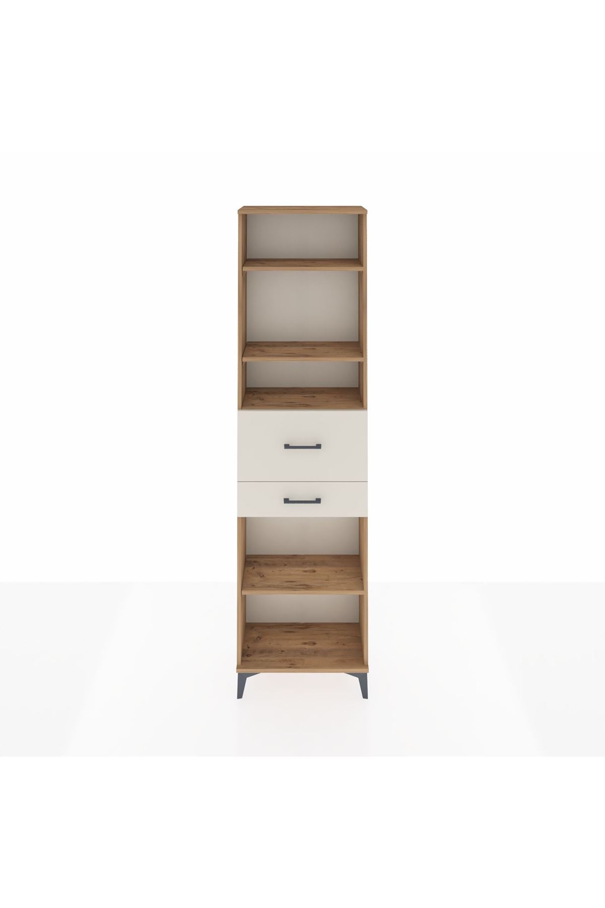 Arges Dolap 4 Raflı 2 Çekmeceli 60x30x221 - S29M223V7A
