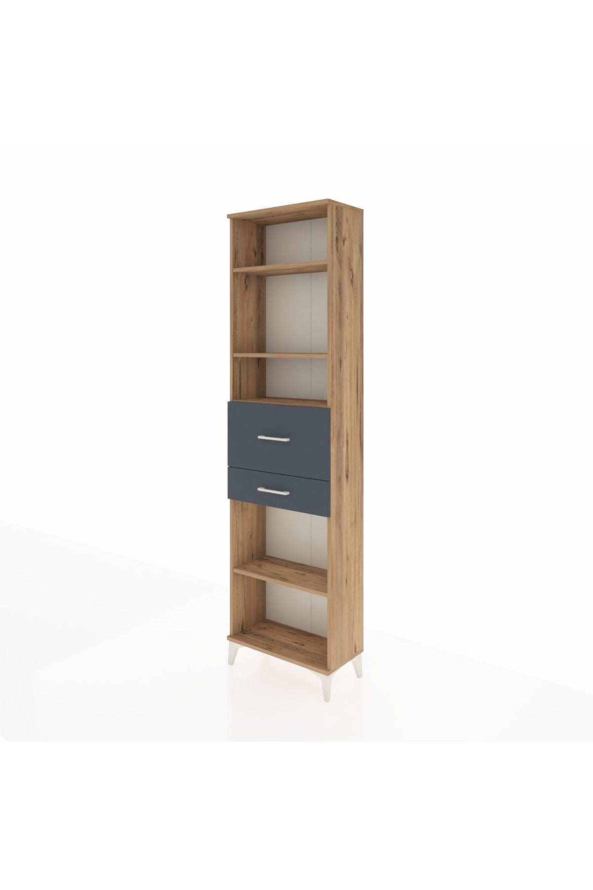 Arges Dolap 4 Raflı 2 Çekmeceli 60x30x221 - S29M223V8A