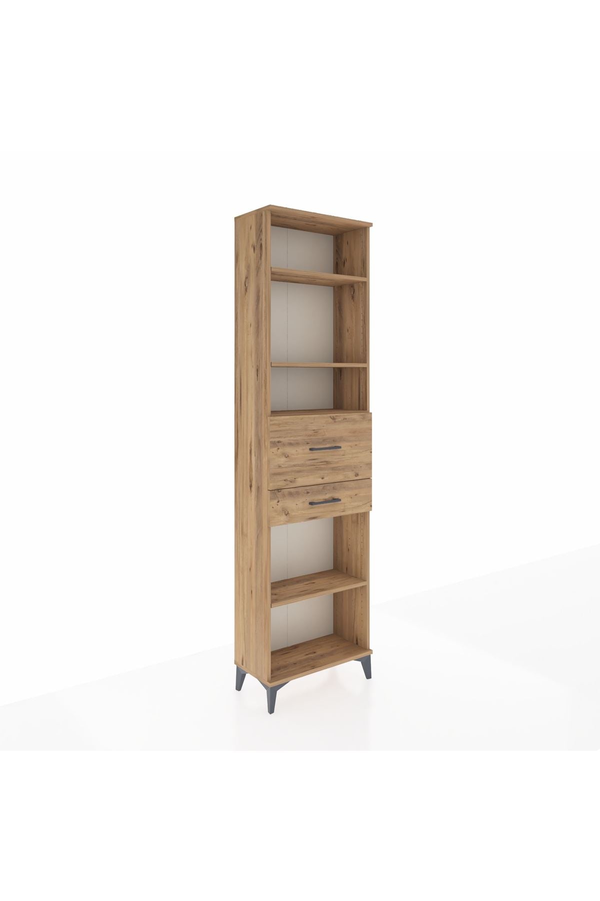 Arges Dolap 4 Raflı 2 Çekmeceli 60x30x221 - S29M223V9A