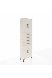 Arges Dolap 3 Raflı 4 Çekmeceli 4 Kapaklı 60x30x221 - S29M224V1A