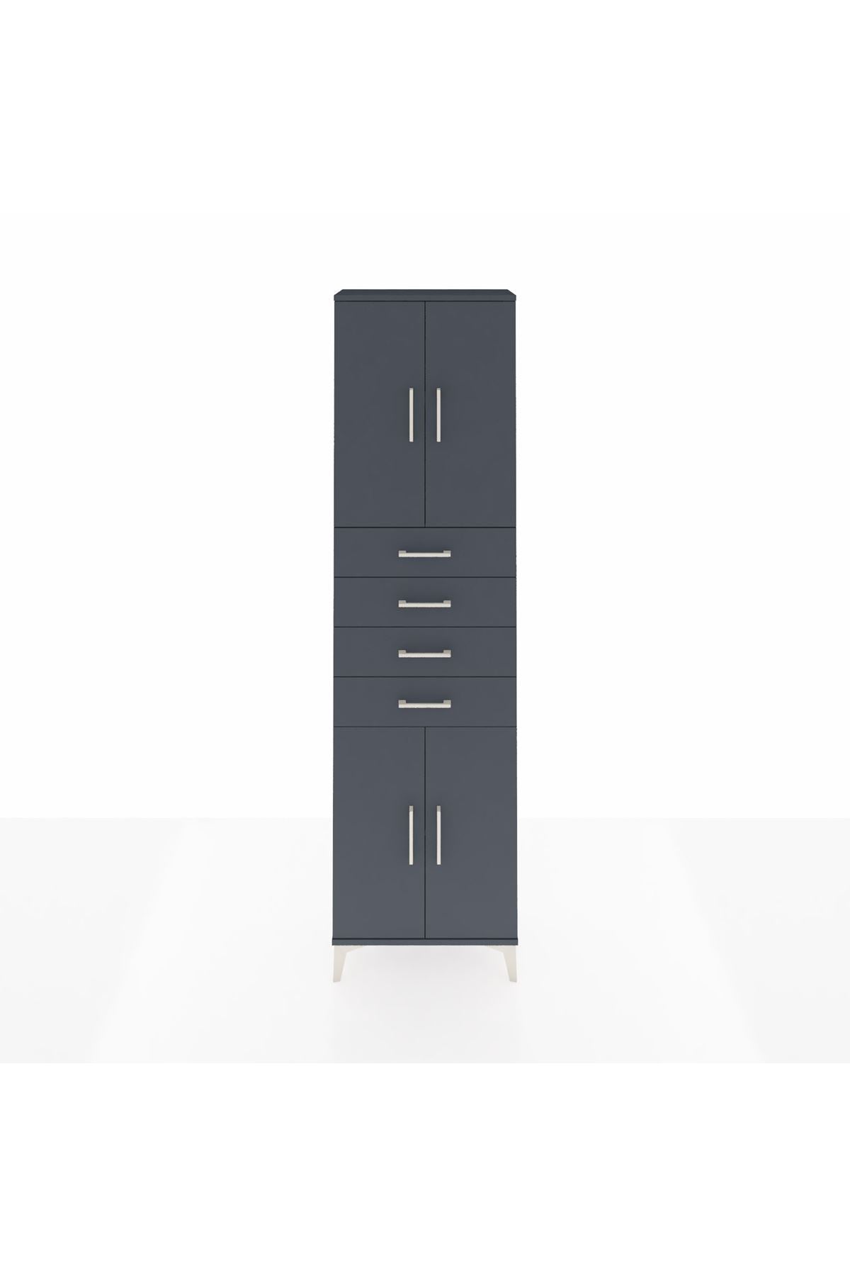 Arges Dolap 3 Raflı 4 Çekmeceli 4 Kapaklı 60x30x221 - S29M224V5A