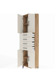 Arges Dolap 3 Raflı 4 Çekmeceli 4 Kapaklı 60x30x221 - S29M224V7A