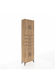Arges Dolap 3 Raflı 4 Çekmeceli 4 Kapaklı 60x30x221 - S29M224V9A