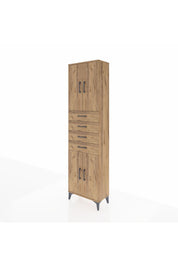 Arges Dolap 3 Raflı 4 Çekmeceli 4 Kapaklı 60x30x221 - S29M224V9A