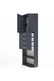 Arges Dolap 3 Raflı 4 Çekmeceli 2 Kapaklı 60x30x221 - S29M225V5A