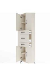 Arges Dolap 3 Raflı 3 Çekmeceli 4 Kapaklı 60x30x221 - S29M228V1A