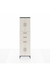 Arges Dolap 3 Raflı 3 Çekmeceli 4 Kapaklı 60x30x221 - S29M228V4A