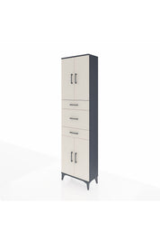 Arges Dolap 3 Raflı 3 Çekmeceli 4 Kapaklı 60x30x221 - S29M228V4A