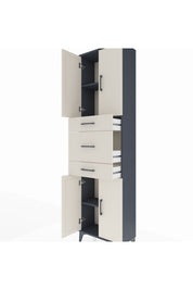 Arges Dolap 3 Raflı 3 Çekmeceli 4 Kapaklı 60x30x221 - S29M228V4A