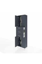 Arges Dolap 3 Raflı 3 Çekmeceli 4 Kapaklı 60x30x221 - S29M228V5A