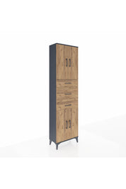 Arges Dolap 3 Raflı 3 Çekmeceli 4 Kapaklı 60x30x221 - S29M228V6A