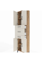Arges Dolap 3 Raflı 3 Çekmeceli 4 Kapaklı 60x30x221 - S29M228V7A