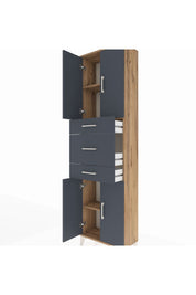 Arges Dolap 3 Raflı 3 Çekmeceli 4 Kapaklı 60x30x221 - S29M228V8A