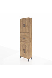 Arges Dolap 3 Raflı 3 Çekmeceli 4 Kapaklı 60x30x221 - S29M228V9A