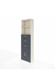 Arges Dolap 3 Raflı 3 Çekmeceli 2 Kapaklı 60x30x221 - S29M229V2A