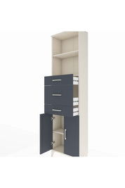 Arges Dolap 3 Raflı 3 Çekmeceli 2 Kapaklı 60x30x221 - S29M229V2A