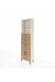Arges Dolap 3 Raflı 3 Çekmeceli 2 Kapaklı 60x30x221 - S29M229V3A