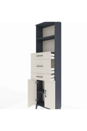 Arges Dolap 3 Raflı 3 Çekmeceli 2 Kapaklı 60x30x221 - S29M229V4A