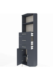 Arges Dolap 3 Raflı 3 Çekmeceli 2 Kapaklı 60x30x221 - S29M229V5A