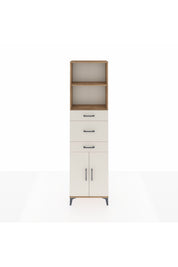 Arges Dolap 3 Raflı 3 Çekmeceli 2 Kapaklı 60x30x221 - S29M229V7A