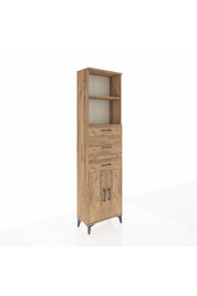 Arges Dolap 3 Raflı 3 Çekmeceli 2 Kapaklı 60x30x221 - S29M229V9A