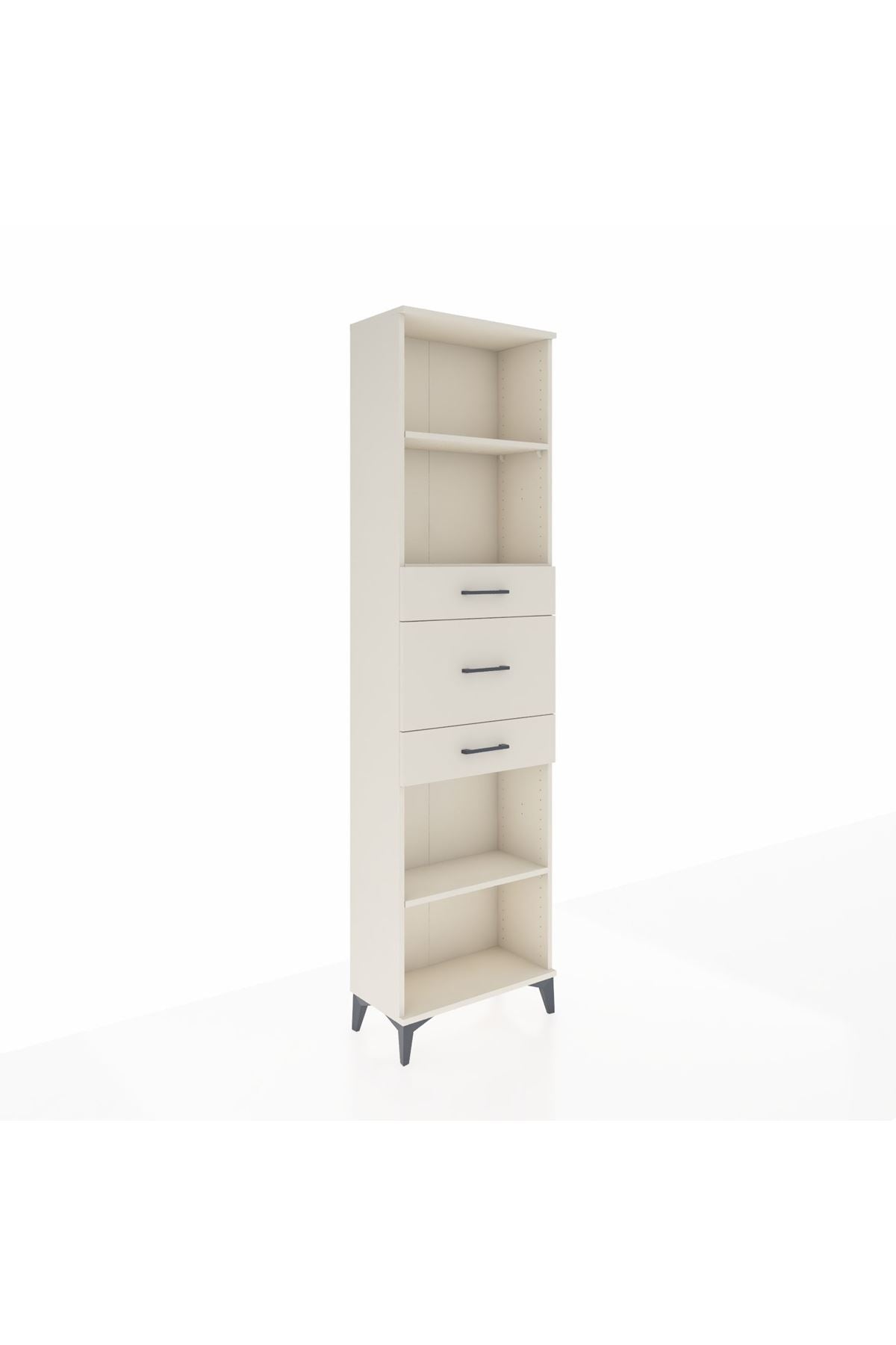 Arges Dolap 3 Raflı 3 Çekmeceli 60x30x221 - S29M231V1A